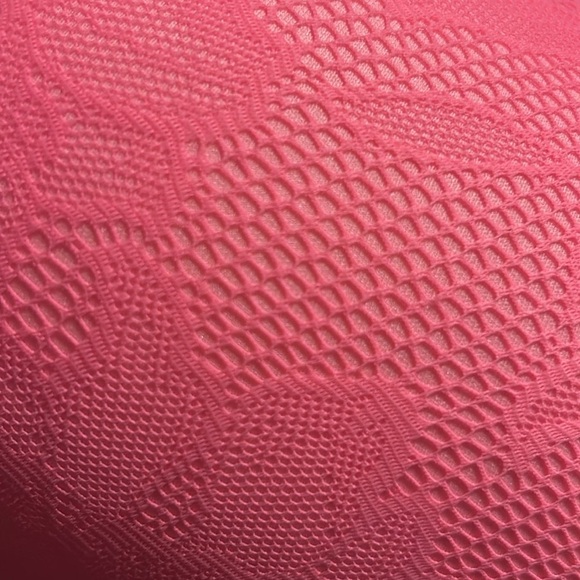 Cacique Lightly Lined Balconette Mesh Lace Overlay Underwire Pink Bra 44i ( 6D ) - Picture 5 of 16